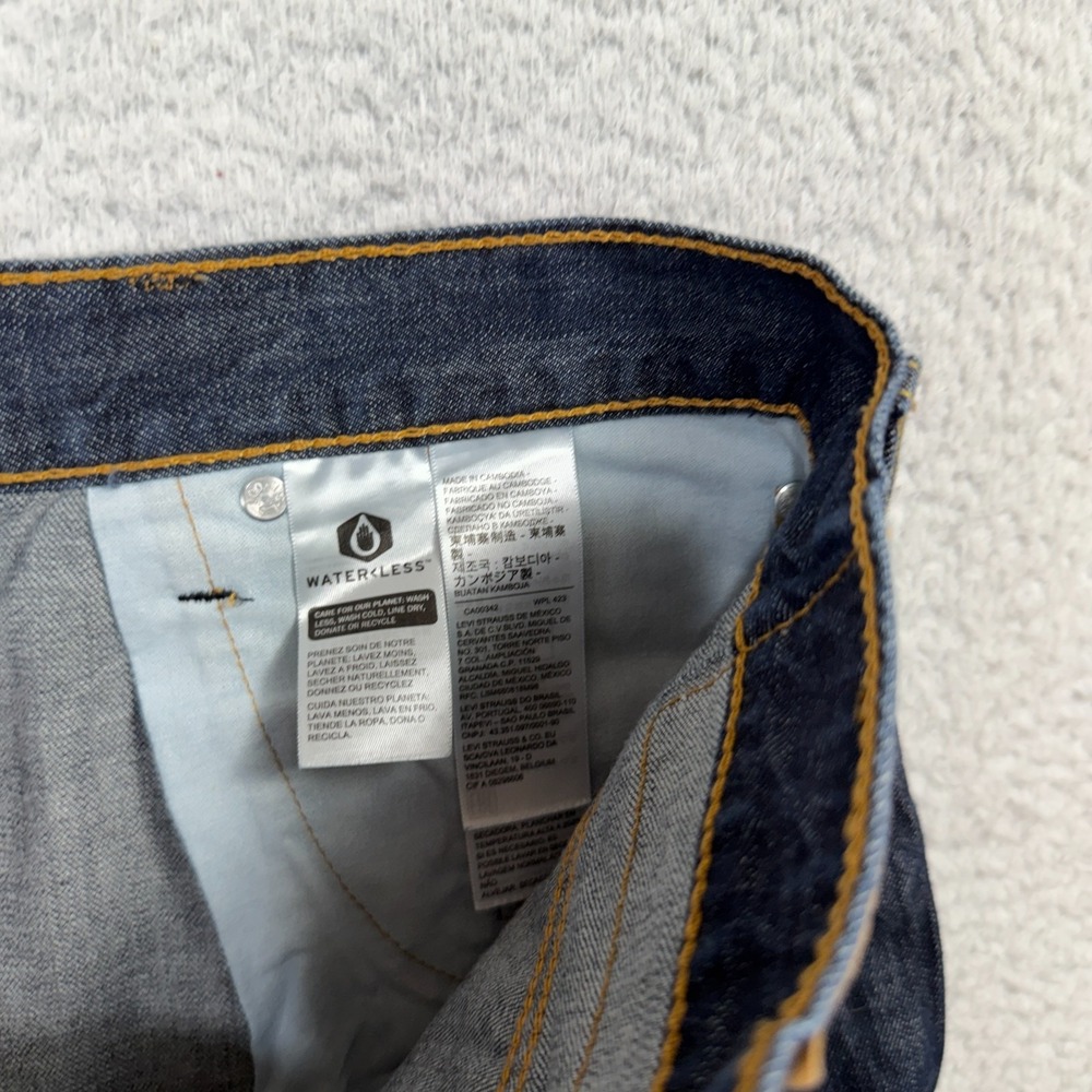 Levis 569 Loose Straight Jeans Mens 44x30 (44x27) Blue Baggy Relaxed Fit Denim - Picture 8 of 12